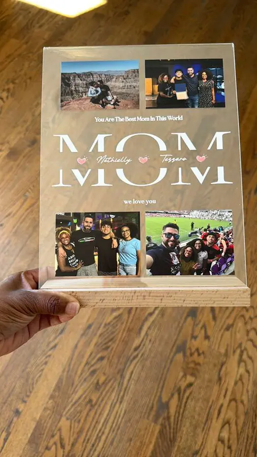 Custom MOM photo frame